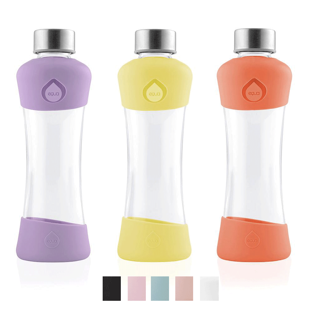 Active Mint Bouteille d'eau en verre pour les femmes actives par