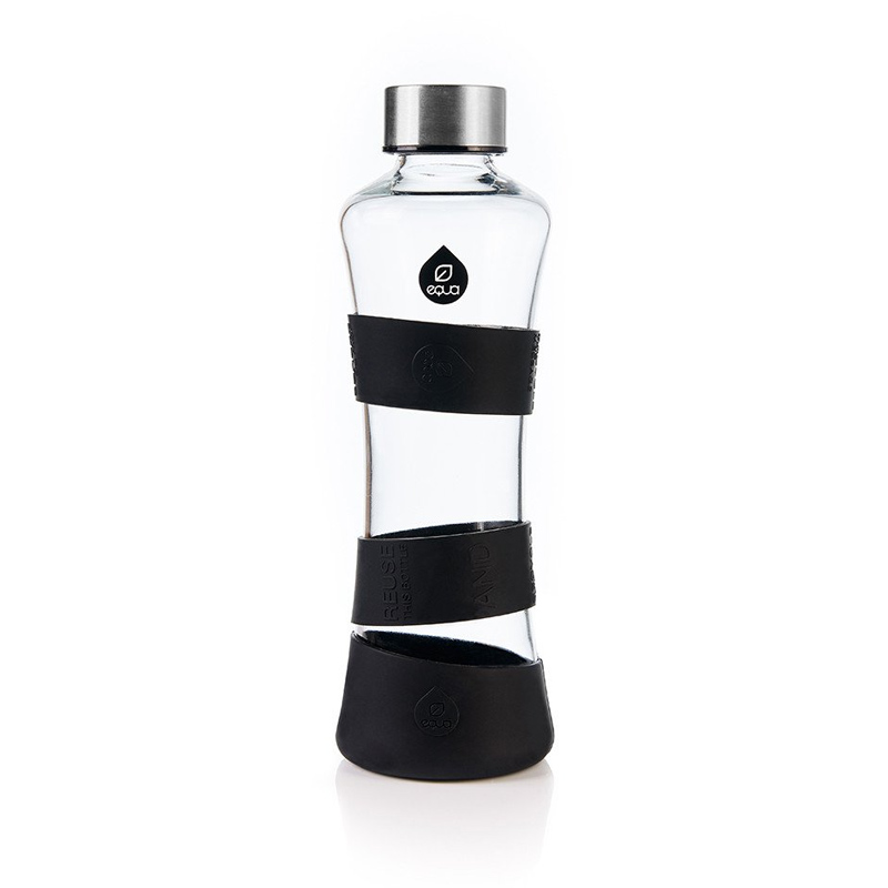 Squeeze Black Edition Bouteille Deau En Verre De Equa