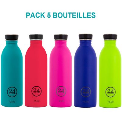 bouteilles inox 24 bottles