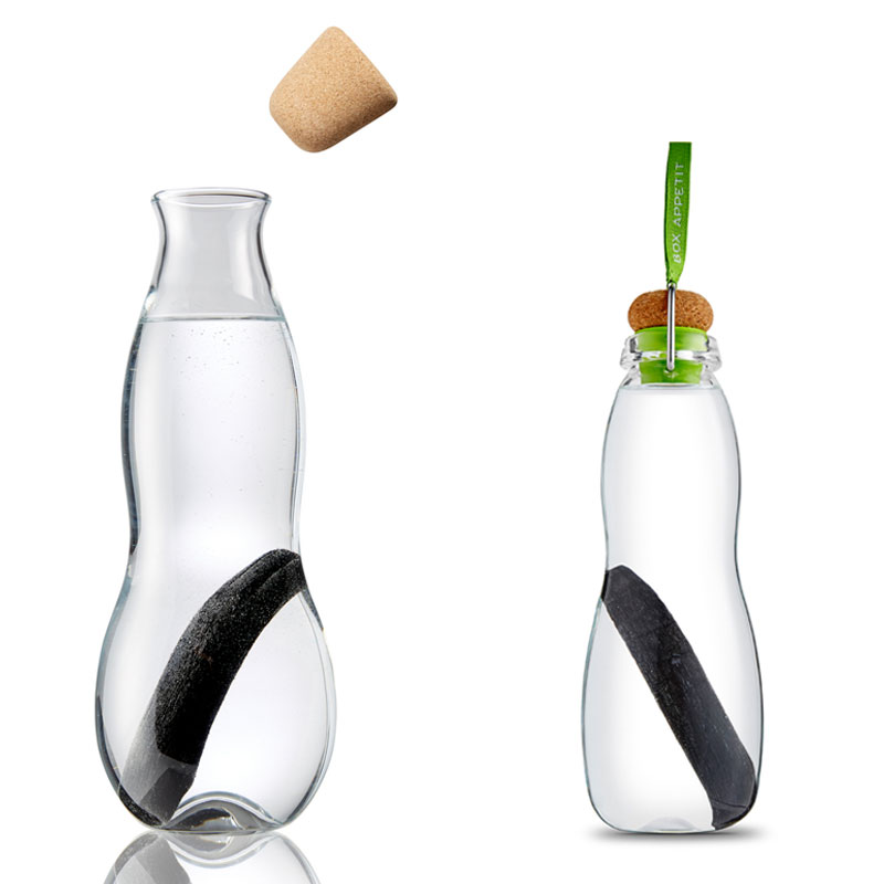 Duo bouteilles filtrantes maison + bureau, de black+blum