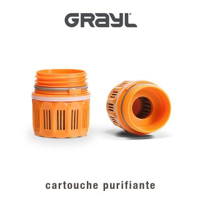 cartouche purifiante grayl, pour disposer d'eau potable, pure et fraîche