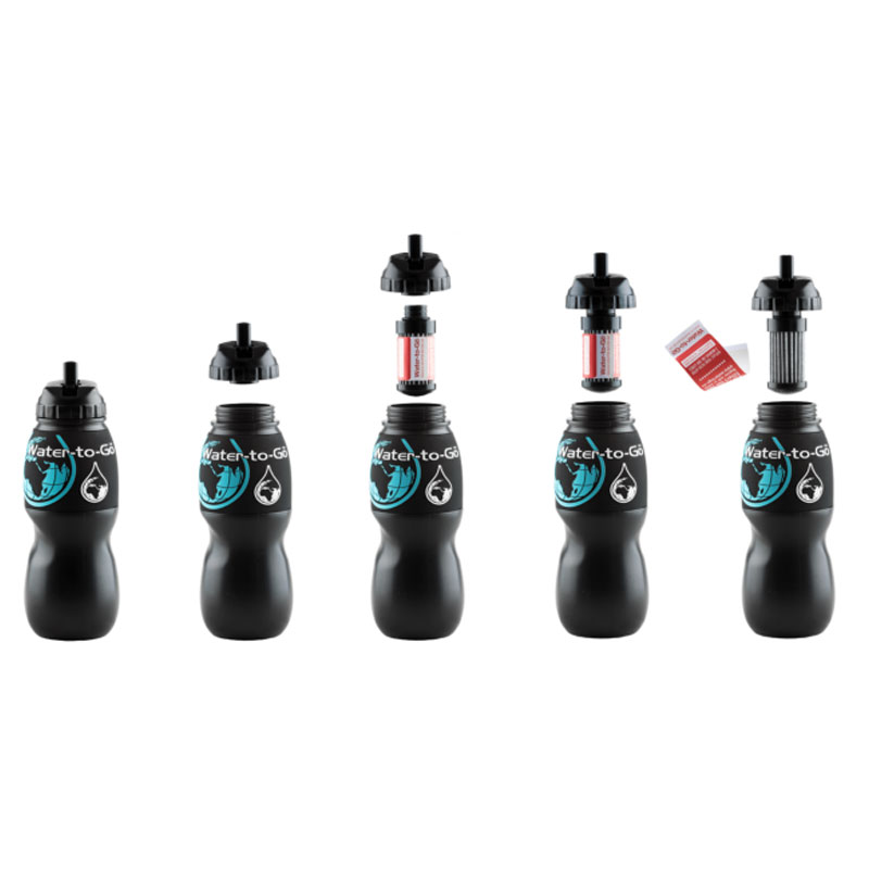 Filtre De Rechange Pour Gourde Bobble - Noir, Charbon Actif - Filtre Environ 300 Bouteilles D'eau - Élimine Chlore Et Contaminants