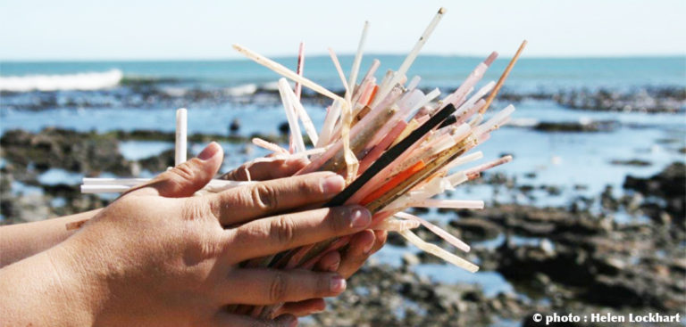 pailles plastique dans les océans, un fléau mondial
