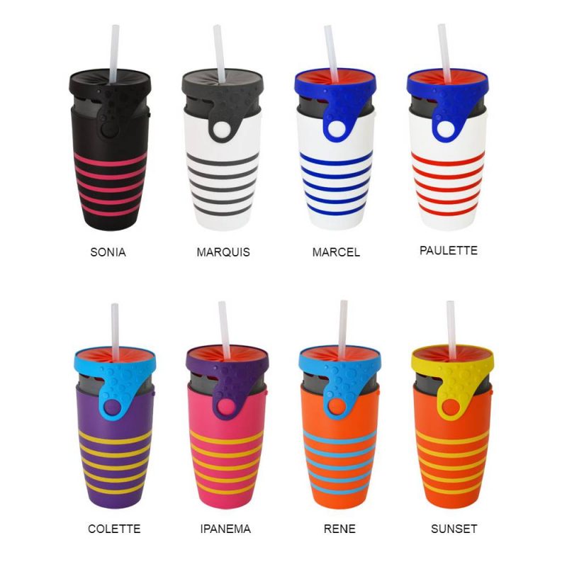 TWIZZ rayé, mug isotherme 100% hermétique, sans couvercle, made in France – Image 2