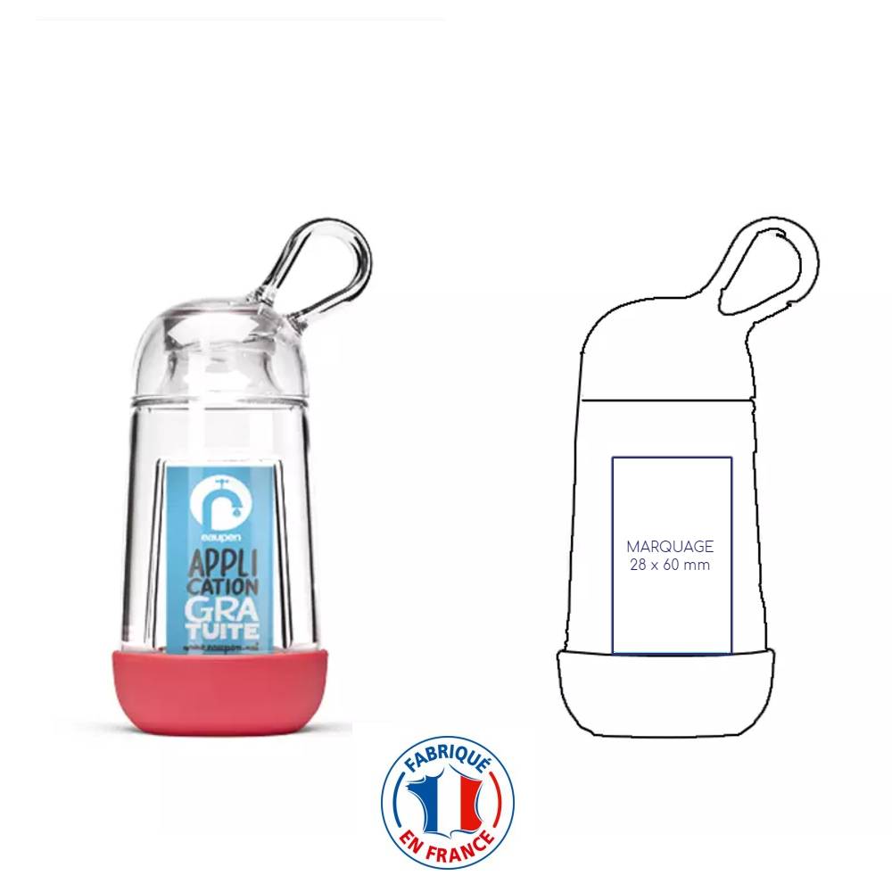 Gourde classique, Objet publicitaire, Gourde 60cl en plastique coloré  personnalisable