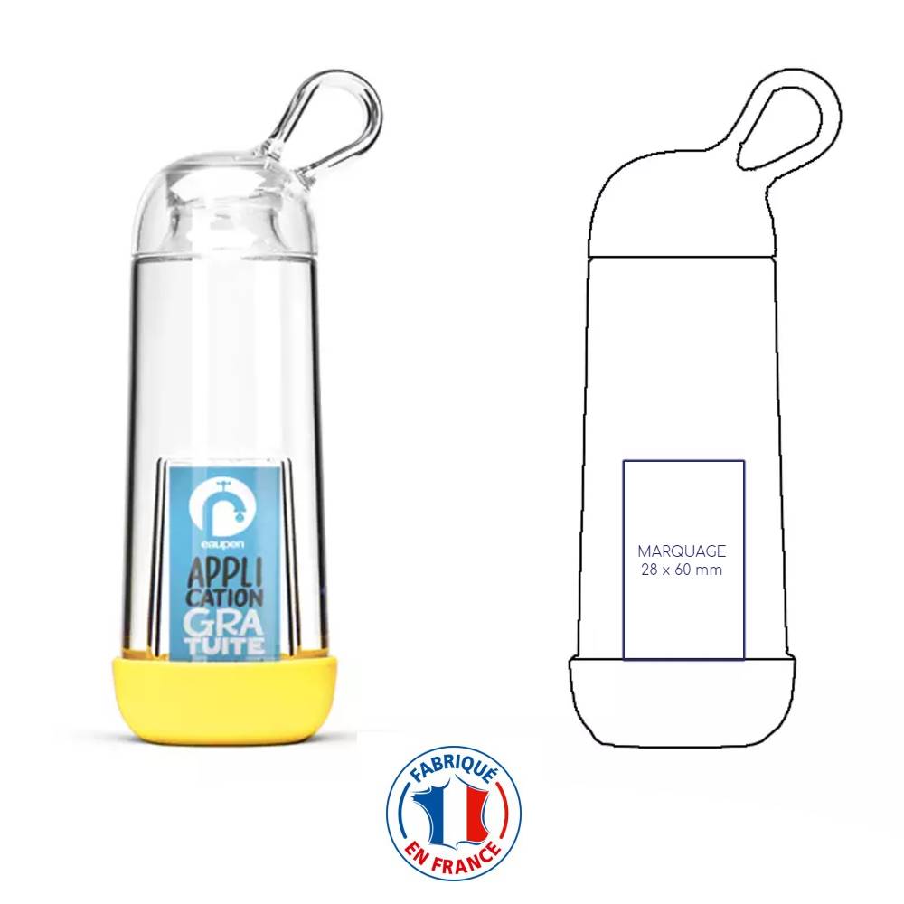 Gourde personnalisée isotherme en inox - Sans BPA