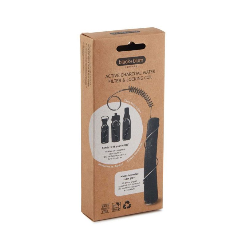 Kit comprenant 1 charbon actif Binchotan de black+blum et 1 support métallique