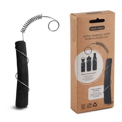 Kit comprenant 1 charbon actif Binchotan de black+blum et 1 support métallique