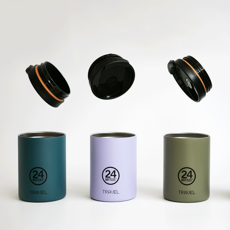 MUG THERMOS 24 BOTTLES pour le bureau ou le voyage - Isotherme - 350 ml – Image 3