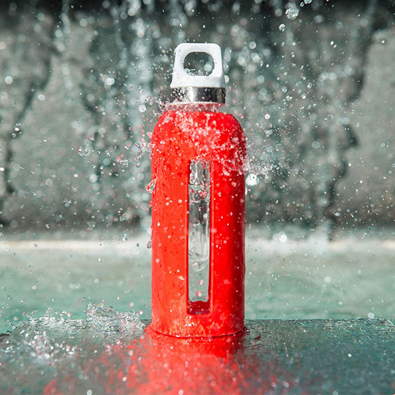 Bouteille en verre Sigg, alternative à la bouteille réutilisable en plastique