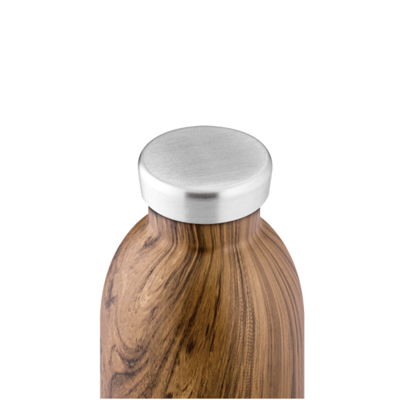 Bouteille isotherme design avec finition bois par 24 Bottles