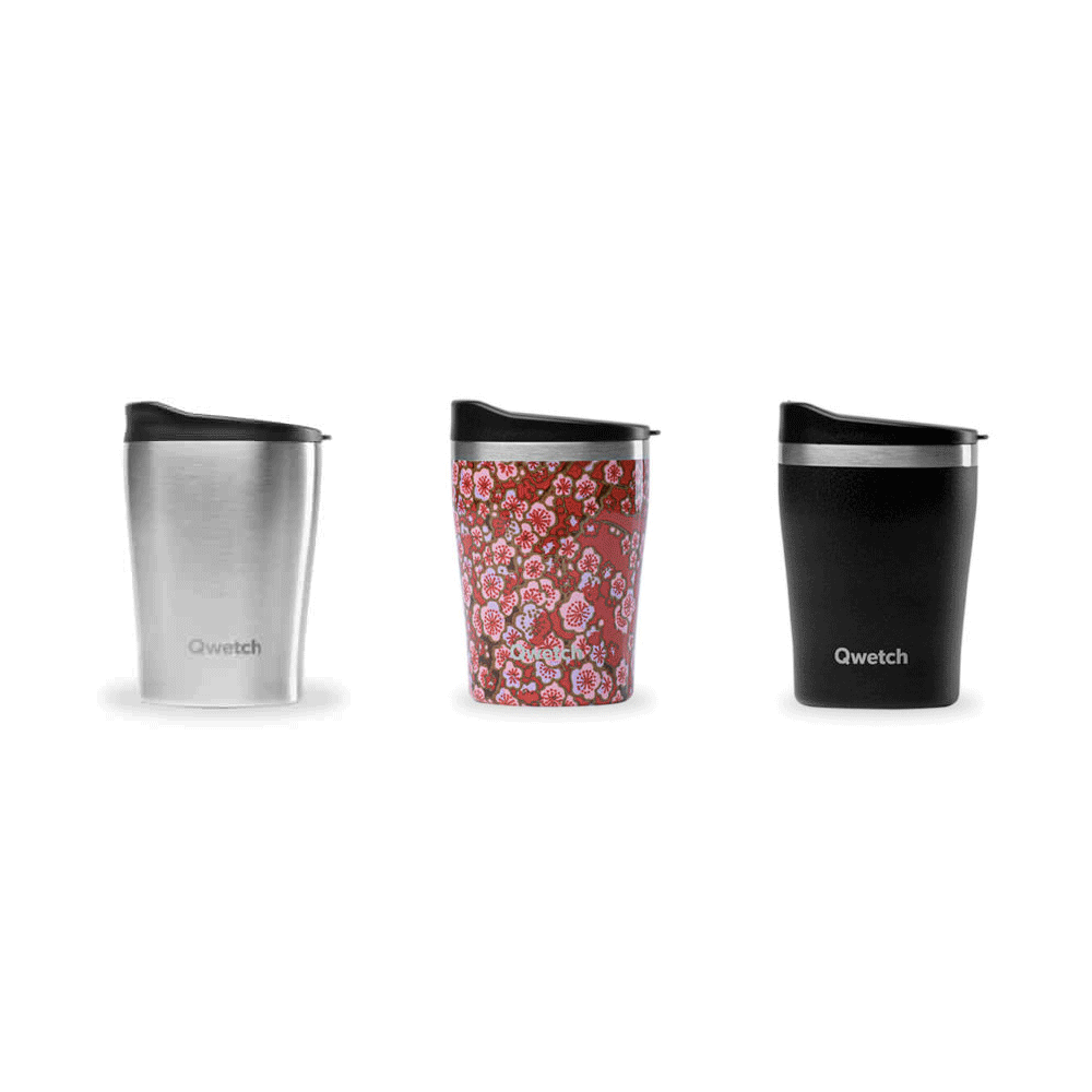 MUGS ISOTHERMES QWETCH Double parois 240 ml Pimp My Bottle