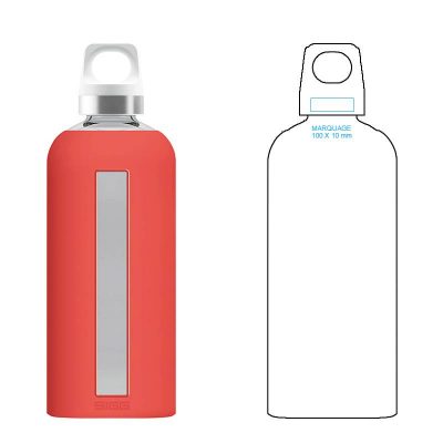 Bouteille en verre publicitaire design et écologique pour votre entreprise