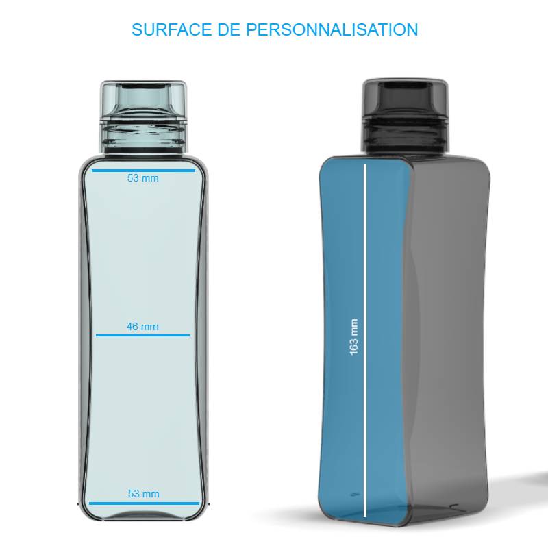 Flacon rechargeable en plastique 100 ml publicitaire Fill