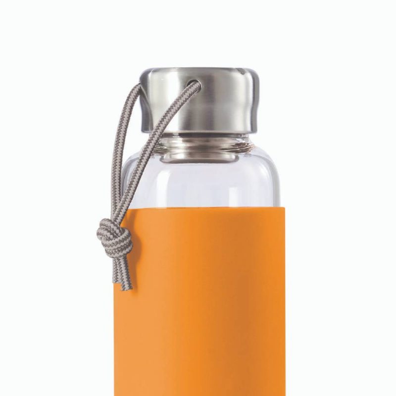 Bouteille en verre avec bouchon inox pour votre eau au quotidien