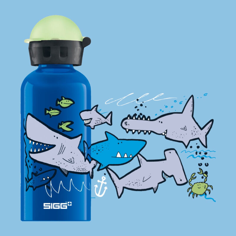 Gourde pour enfants Sigg Kid de 40 cl, gourde rigolote pour soigner l'hydratation