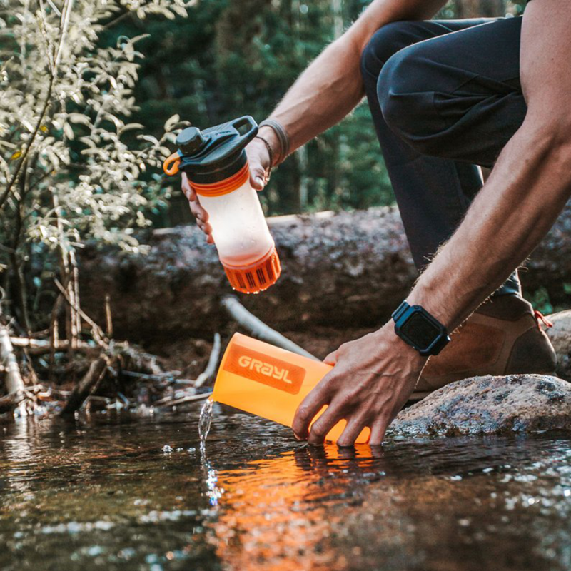 Grayl Geopress, un purificateur d'eau de randonnée efficace