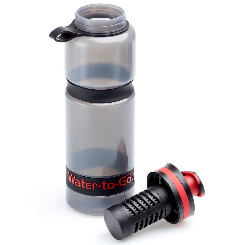 Gourde filtrante eau non potable, 500 ml - Campingcar-on-the-road