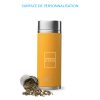 Théière inox personnalisée Qwetch, un cadeau d'entreprise écologique