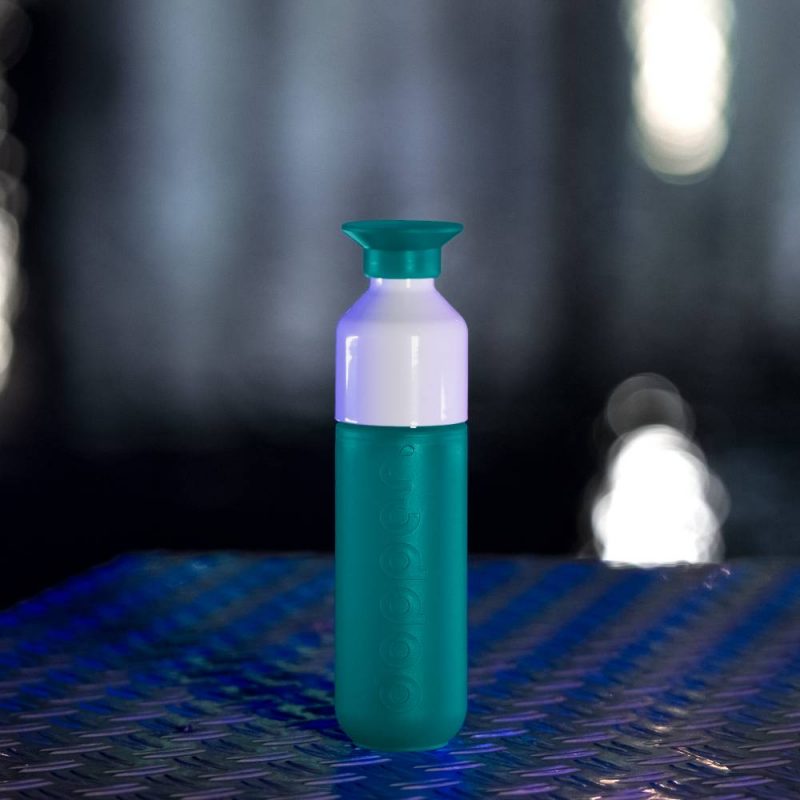 Gourde design Dopper Neon night, pour favoriser l'eau du robinet