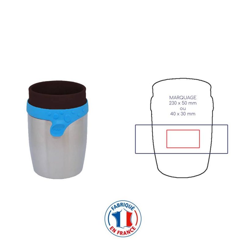 Mug personnalisable isotherme et fabriqué en France