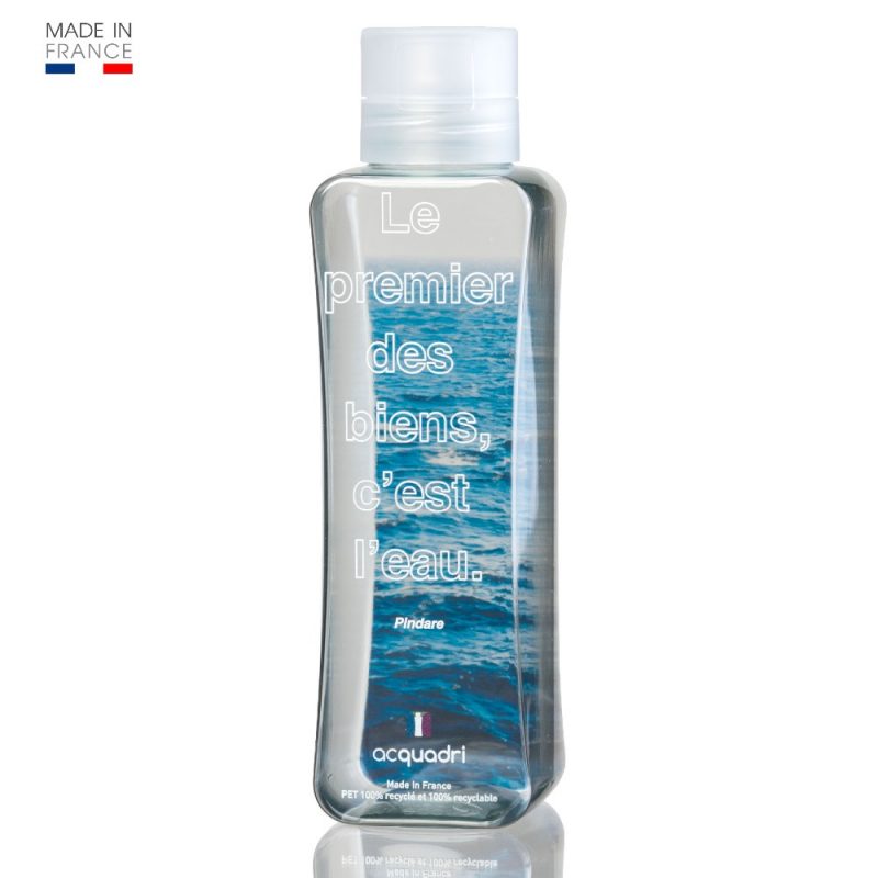 Bouteille publicitaire en PET recyclé Acquadri 50cl - Fabrication 100% française – Image 4