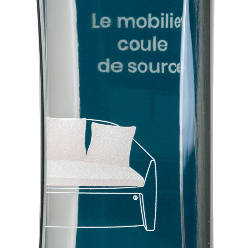 Bouteille publicitaire en PET recyclé Acquadri 50cl - Fabrication 100% française – Image 9