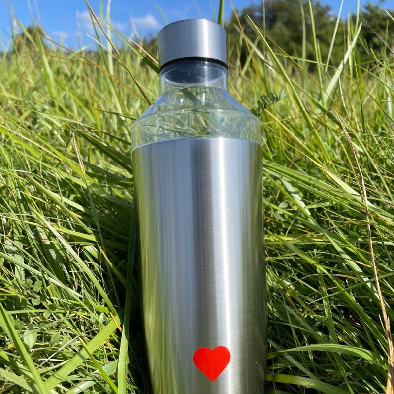 Bouteille française personnalisée en inox et plastique sans Bisphénol-A