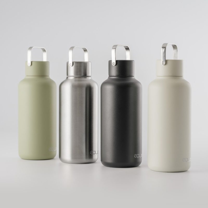 Bouteilles d'eau inox, design et haut de gamme, by Equa