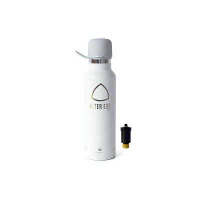 bouteille filtrante blanc gris 1 filtre