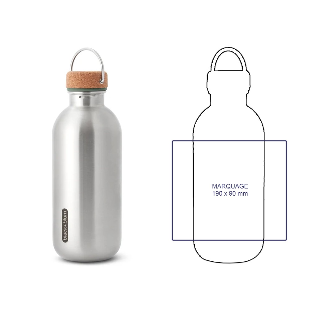 Gourde d'eau personnalisée en inox AHONU - Pimp My Bottle