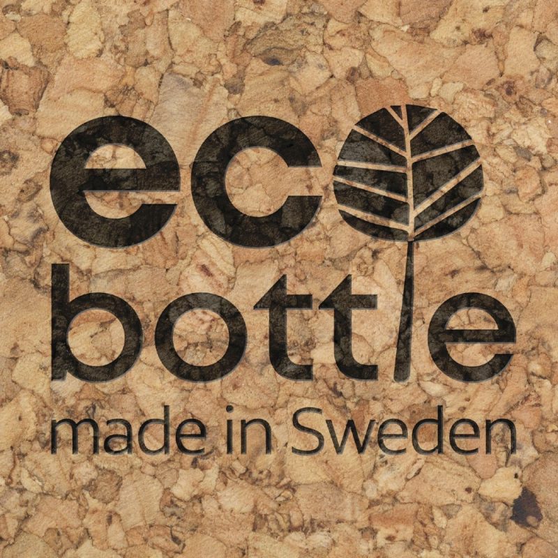 Gourde publicitaire eco-bottle, fabriquée à partir de biodéchets