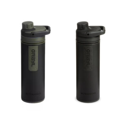 Gourde filtrante eau non potable Grayl Ultrapress, gourde compacte et légère
