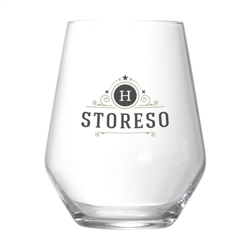 Verre personnalisable design, imprimable avec votre logo de marque ou d'entreprise