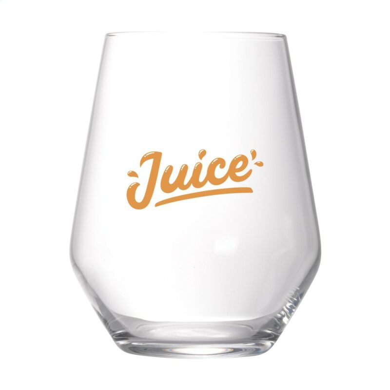 Verre personnalisable Ribersborg, pour jus, eau ou autres boissons. Verre en verre customisable