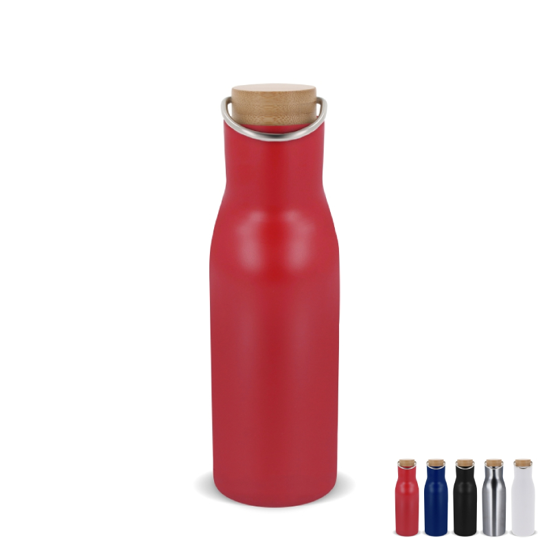 Thermos bouteille gourde isotherme 50 cl bois