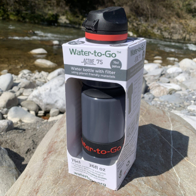 Gourde filtrante 75 cl Water to Go Active, gourde potabilisante