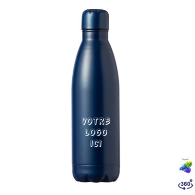 Bouteilles publicitaires inox, imrpimez votre logo et texte