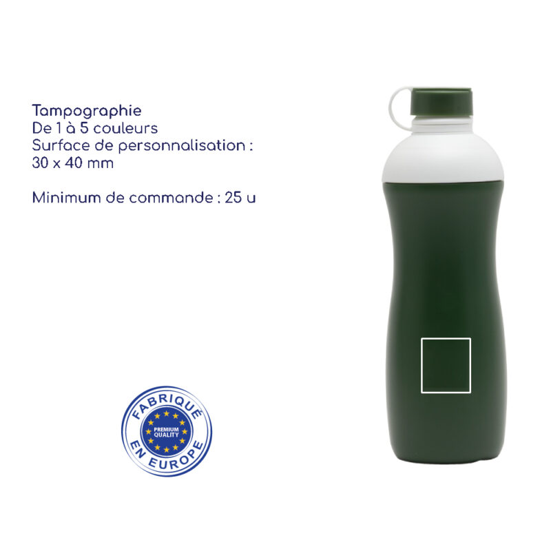 Bouteille pub Haukland personnalisable par tampographie