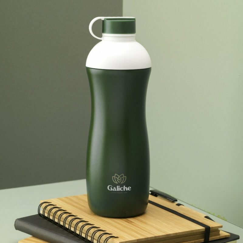 Gourde publicitaire en pehd biosourcé, gourde écolo et design