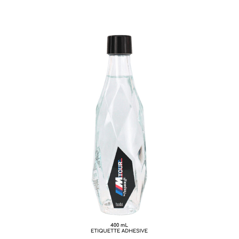 Bouteille d'eau pré-remplie de 40 cl, une bouteille d'eau personnalisée avec votre logo