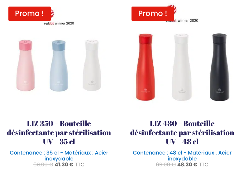 Gourdes intelligentes Noerden, gourdes connectées et pratiques