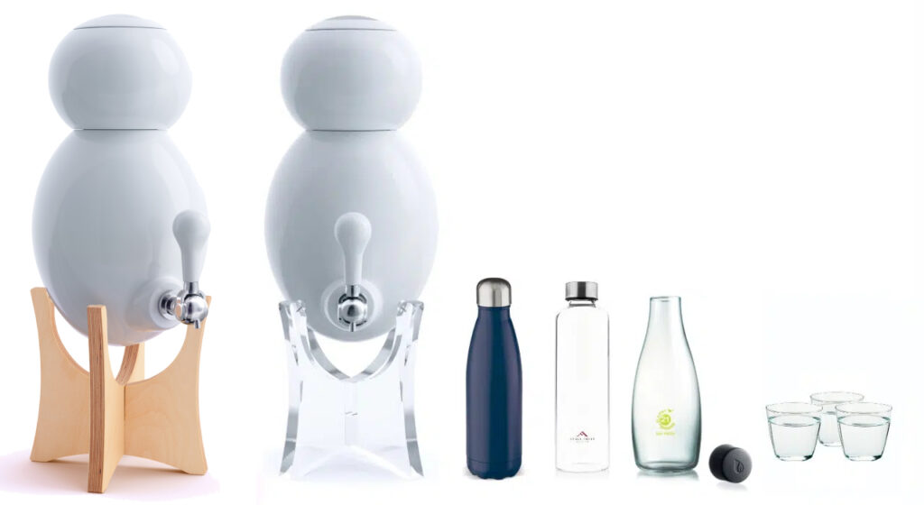 Fontaines à eau pour salles de réunion éco-responsables, communication efficace
