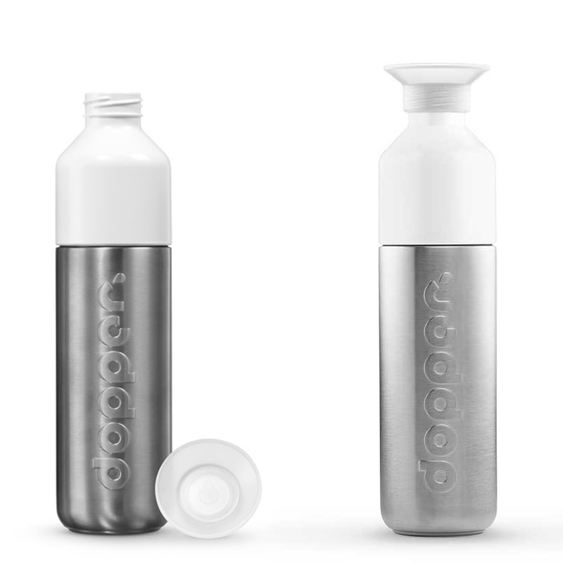 Gourde d'eau compacte Dopper, 49 cl de capacité, légère et solide