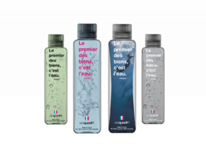 Bouteilles publicitaires Acquadri, idéales pour vos cadeaux d’affaires et distribution d’eau en réunion